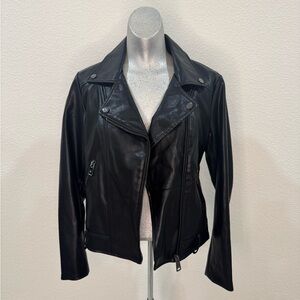 Elodie Black Leather Women's Jacket